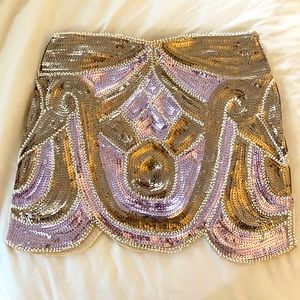 Sequin & Bead Skirt